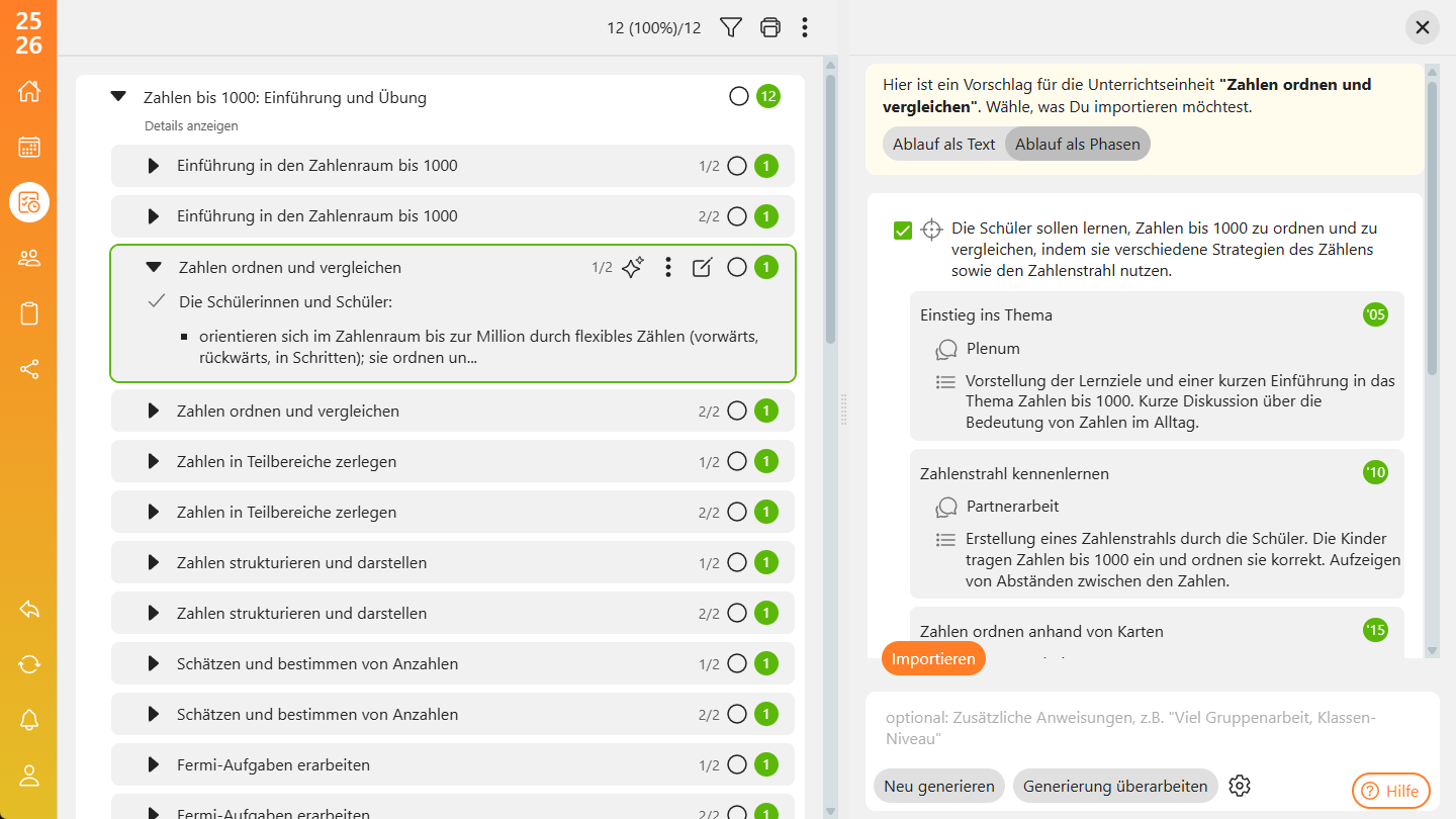 KI-Assistent Screenshot